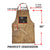 ELW Full Grain Leather Apron-Chest Pouch with Side Pocket, BBQ Apron, Kitchen, Cooking, Bartending, One Size for Men & Women - elwshop.com