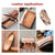 ELW Tooling Leather Vegetable Tanned Full Grain Leather 7-8 oz.(3.2 mm) Pre-Cut Square Cowhide Full Grain Leathercraft for Holsters Knife Sheaths Coasters Molding Emboss Stamp Cases - elwshop.com